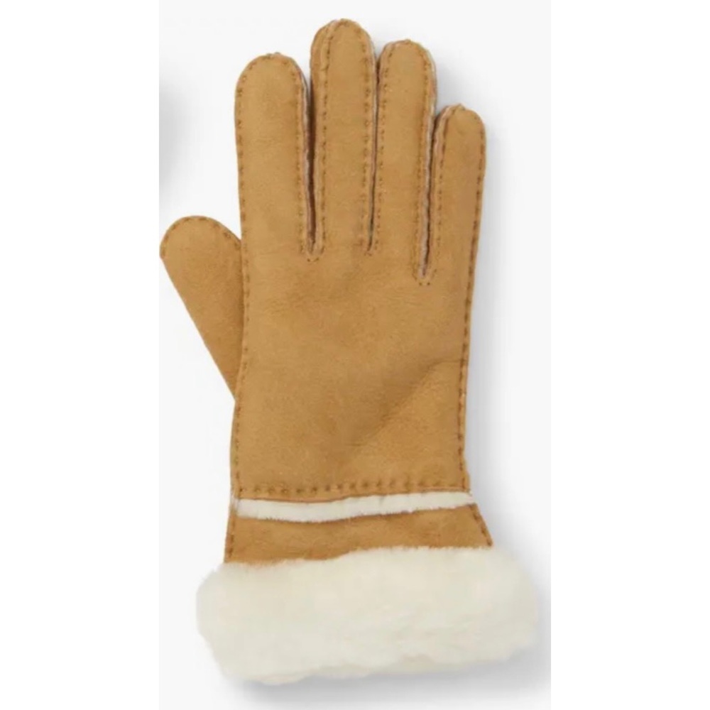 RIGHT GLOVE ONLY - UGG Sheepskin Seamed Glove Chestnut Tan